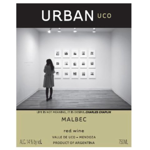 Bodegas Y Vinedos O. Fournier Urban Uco Malbec 2014 Front Label
