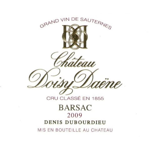 Flat front label of wine