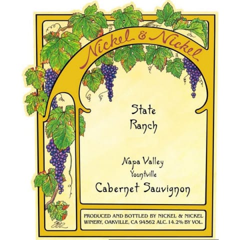 Nickel & Nickel State Ranch Cabernet Sauvignon 2013 Front Label