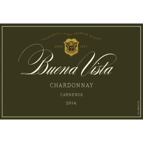 Buena Vista Carneros Chardonnay 2014 Front Label