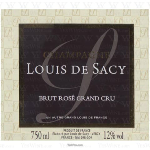 Louis de Sacy Brut Rose Grand Cru (750 ml)