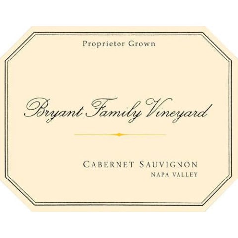 Flat front label of wine