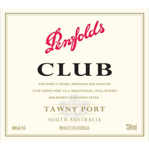 Men arbejdsløshed Ledelse Penfolds Club Tawny Port | Wine.com