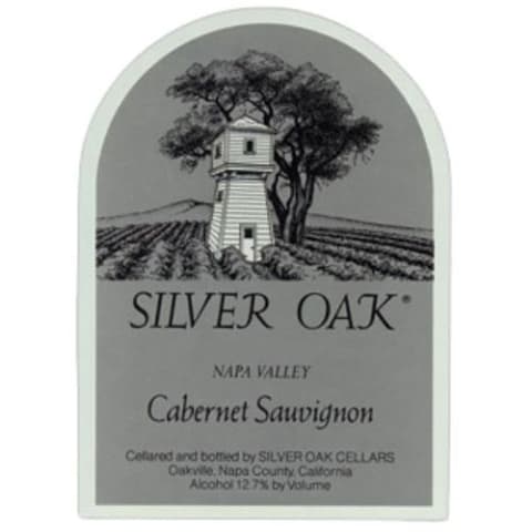 Silver Oak Napa Valley Cabernet Sauvignon (faded and torn labels) 1987 Front Label