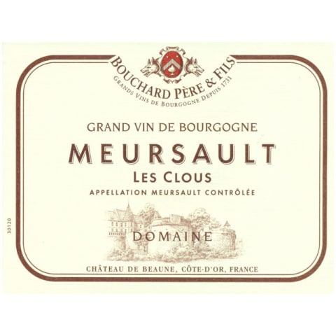 Bouchard Pere & Fils Meursault Les Clous 2014 Front Label