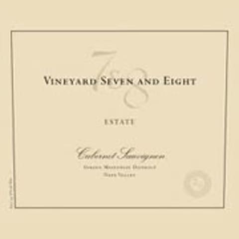 Vineyard 7 and 8 Estate Cabernet Sauvignon 2012 Front Label