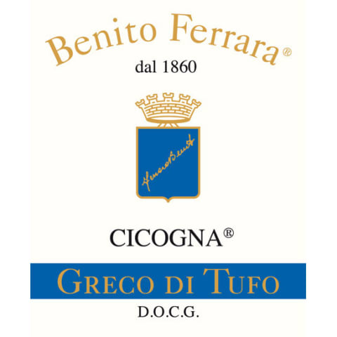 Benito Ferrara Greco di Tufo Cicogna 2015 Front Label