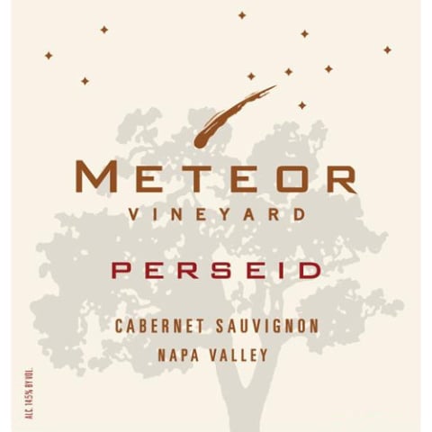 Meteor Vineyard Perseid Cabernet Sauvignon 2012 Front Label
