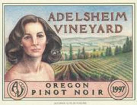 Adelsheim Pinot Noir (half-bottle) 1997 Front Label