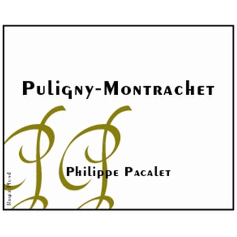 Philippe Pacalet Puligny-Montrachet 2014 Front Label