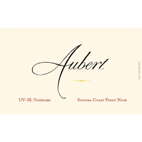 Aubert UV-SL Vineyard Pinot Noir 2014 Front Label