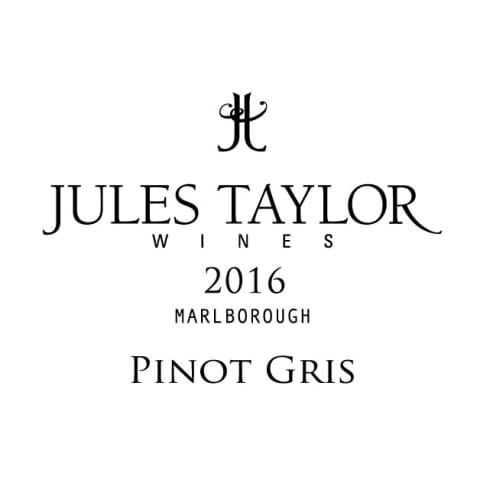 Jules Taylor Pinot Gris 2016 Front Label