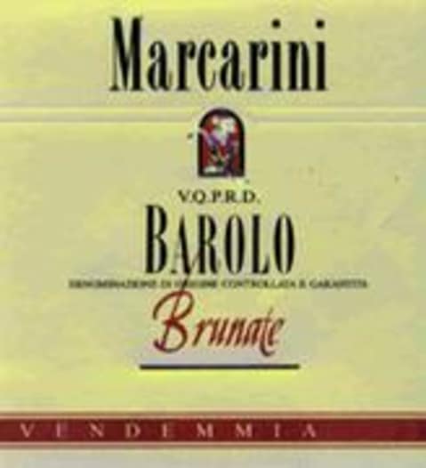Marcarini Barolo Brunate 1996 Front Label