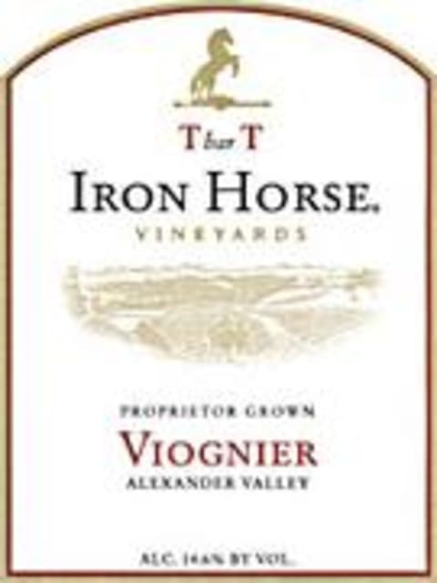 Iron Horse Viognier 1999 Front Label