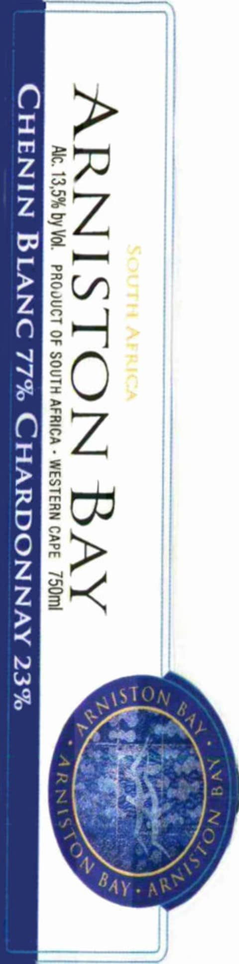 Arniston Bay Wines Stellenbosch Chenin Blanc Chardonnay 2008