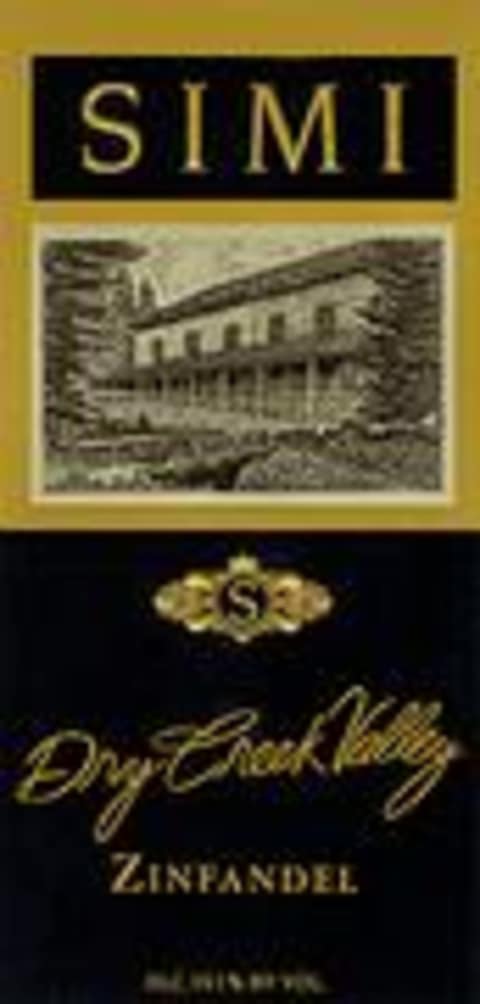 Flat front label of wine