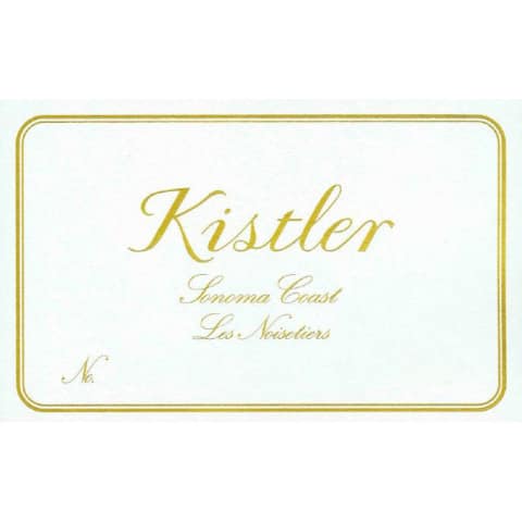 Flat front label of wine