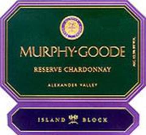 Flat front label of wine