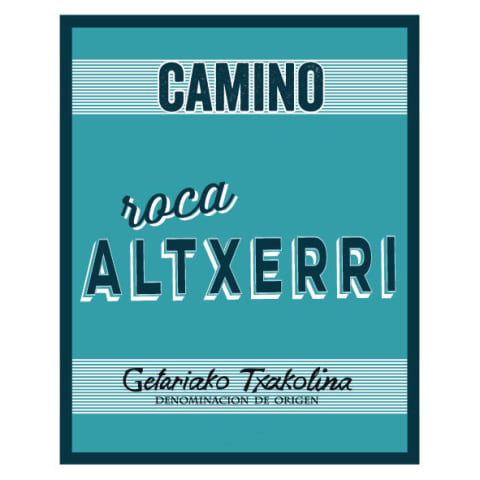 Camino Roca Altxerri Txakoli 2016 Front Label