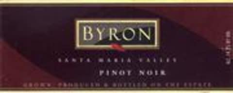 Flat front label of wine