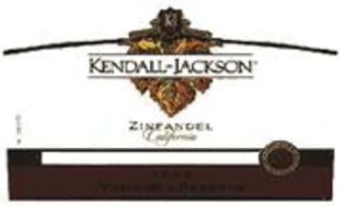 Flat front label of wine