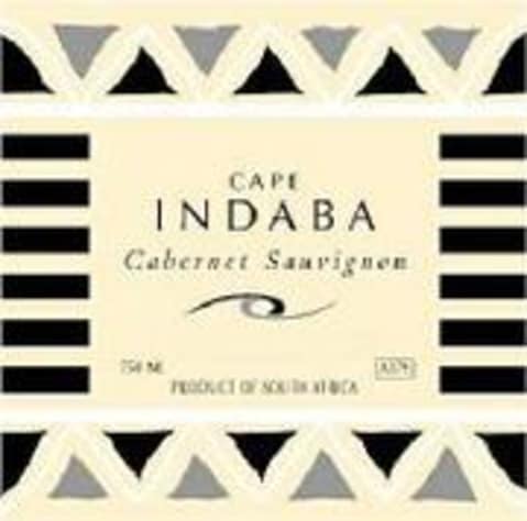 Flat front label of wine