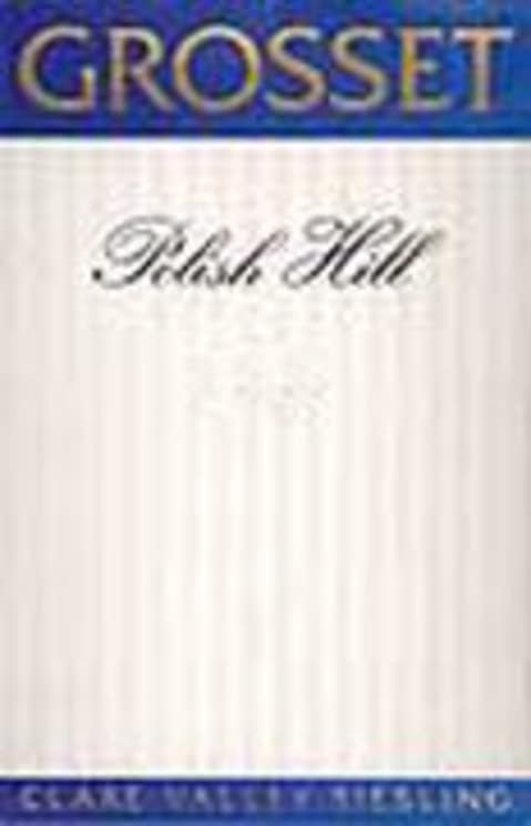Flat front label of wine