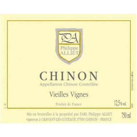 Philippe Alliet Chinon Vieilles Vignes 2015 Front Label