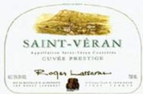 Flat front label of wine