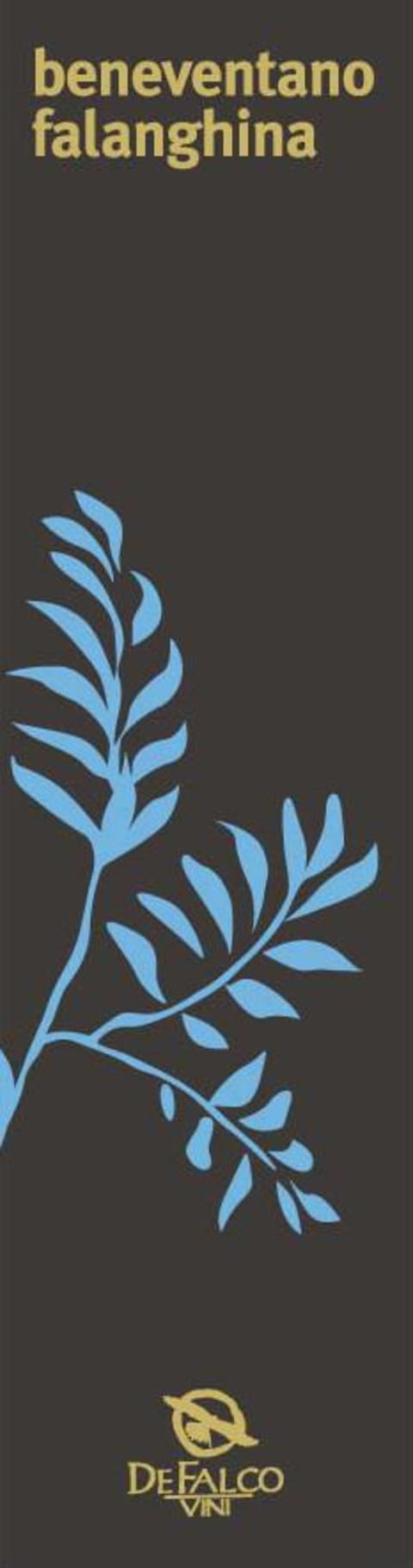 De Falco Vini Beneventano Falanghina 2015 Front Label