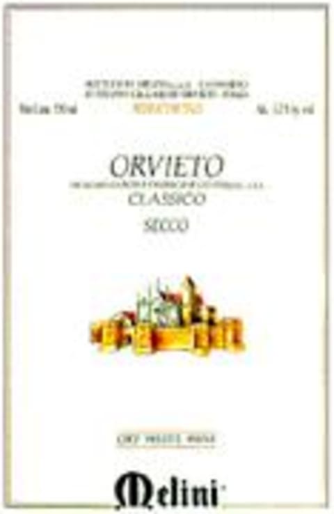 Flat front label of wine