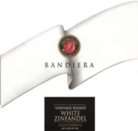 Bandiera White Zinfandel 1999 Front Label