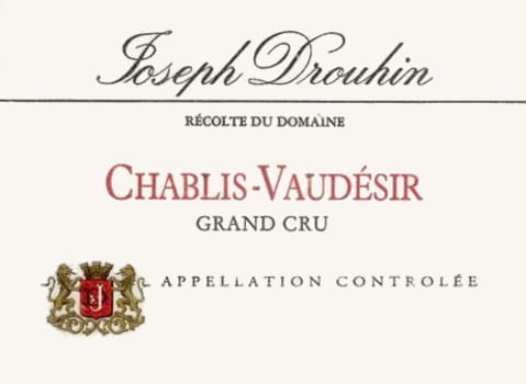 Domaine Drouhin Vaudon Chablis Vaudesir Grand Cru 2014 Front Label
