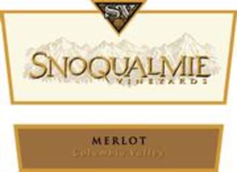 Flat front label of wine