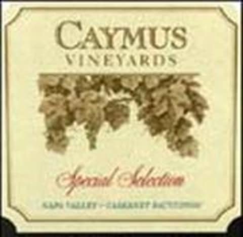 Caymus Special Selection Cabernet Sauvignon 1981 Front Label
