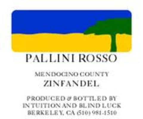 Flat front label of wine