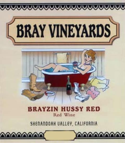 Bray Vineyards Brayzin Hussy Red 2011 