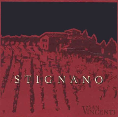 San Vincenti Toscano Stignano 2004 Front Label