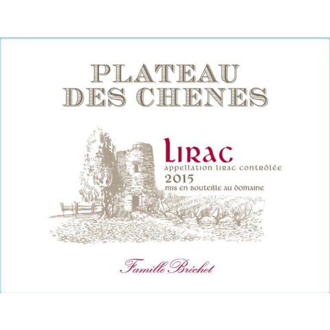 Plateau des Chenes Lirac Rouge 2015 | Wine.com