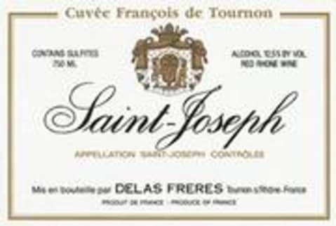 Flat front label of wine