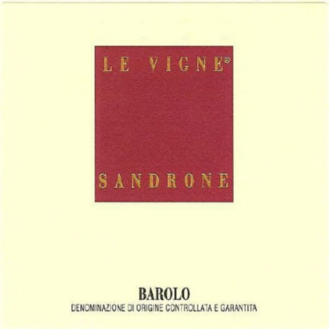 Sandrone Barolo Le Vigne (scuffed labels) 2001 Front Label