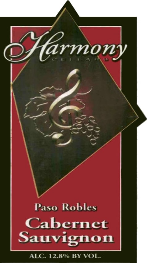 Harmony Cellars Cabernet Sauvignon 2005 Front Label
