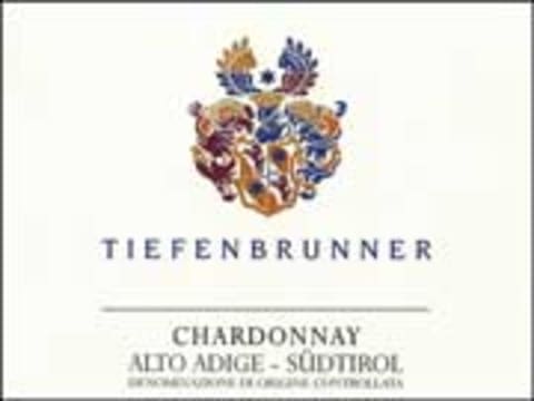Tiefenbrunner Chardonnay 2000 Front Label