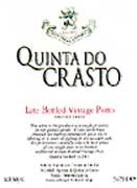 Flat front label of wine