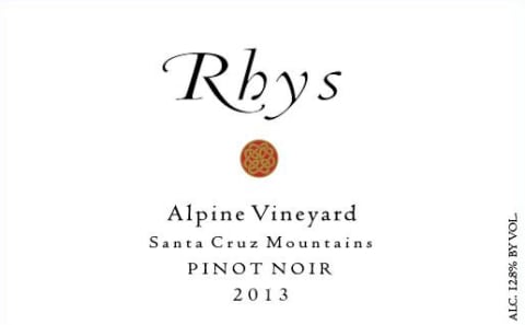 Rhys Vineyards Alpine Vineyard Pinot Noir 2013 Front Label