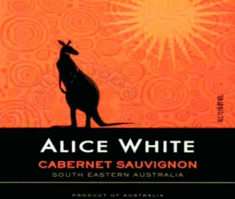 Alice White Cabernet Sauvignon 2008 Front Label