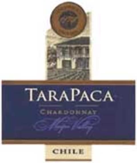 Flat front label of wine