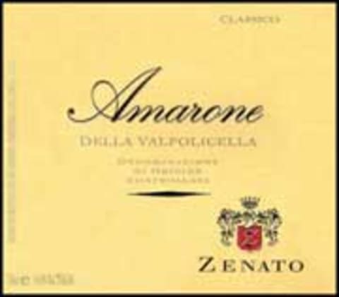 Zenato Amarone 1998 Front Label