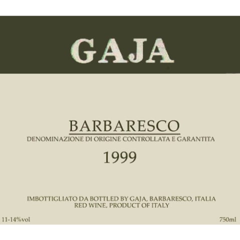 Gaja Barbaresco 1999