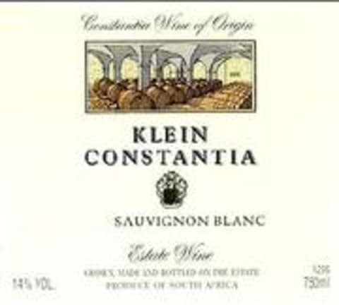 Flat front label of wine